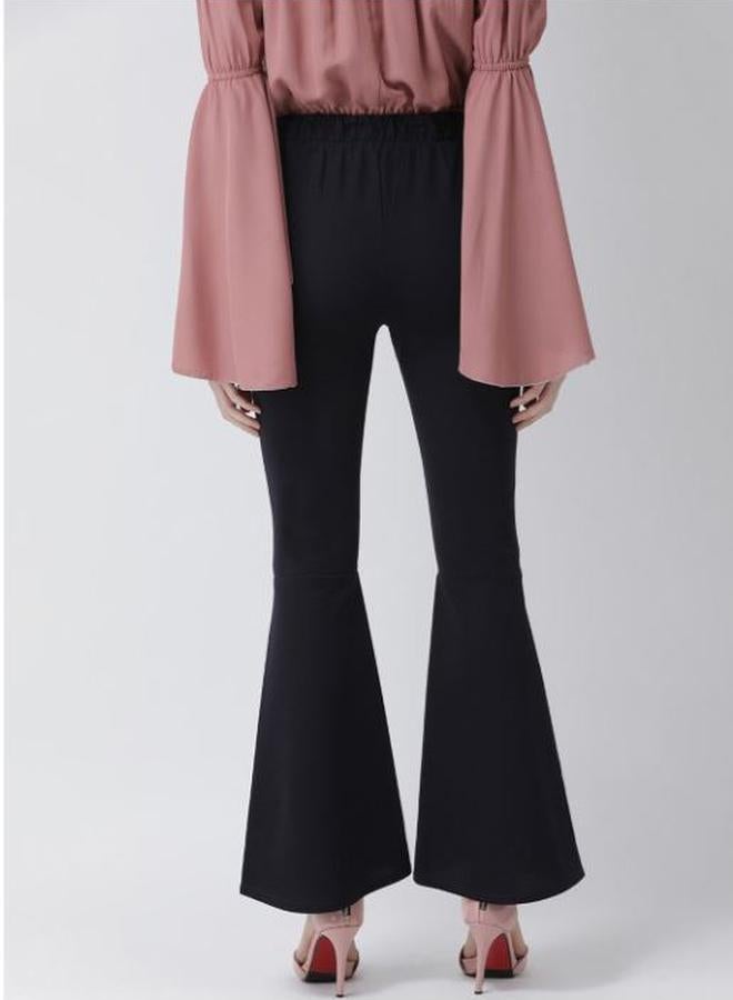 كاجوالي بنطلون كاسوالز بقصة واسعة وفتحة أمامية - Image 3