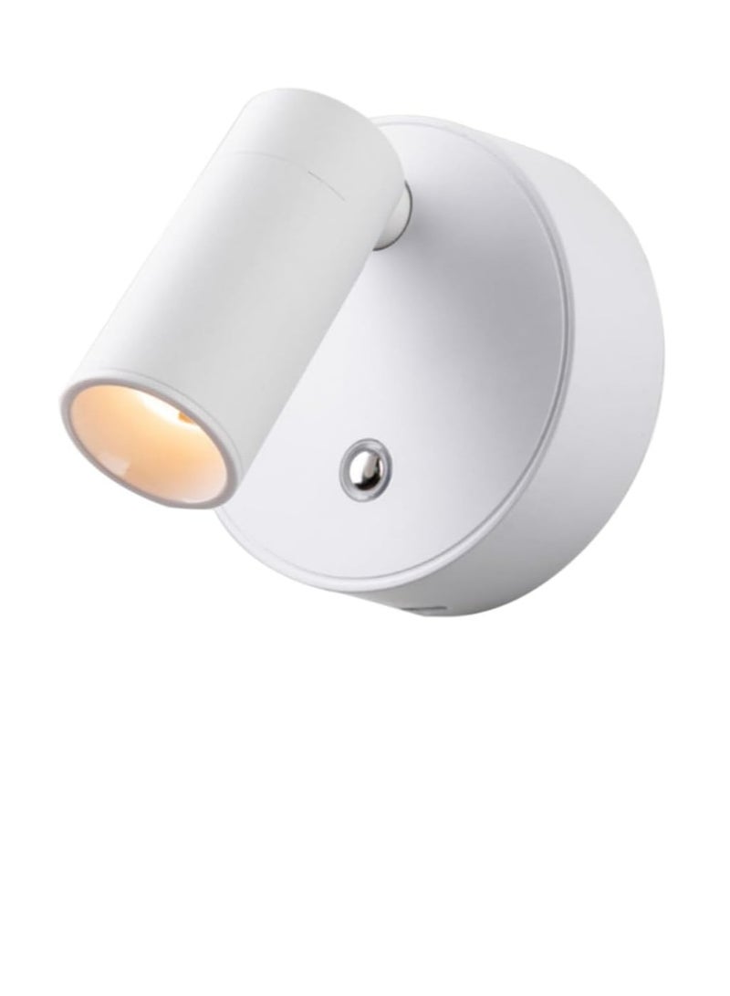 مصباح حائط لاسلكي مغناطيسي  قابل لإعادة الشحن تعمل باللمس قابل لتعديل السطوع مغناطيسي 350 درجة لغرفة النوم والقراءة والإضاءة الليلية بجانب السرير - Image 1