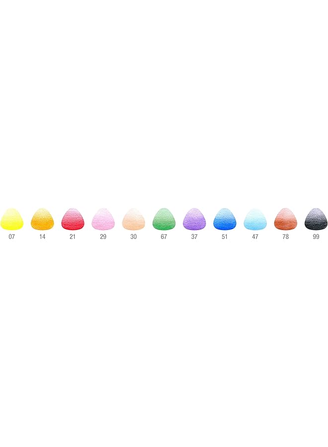 Color Pencils Tri Grip Color 12 Coloring Pencils