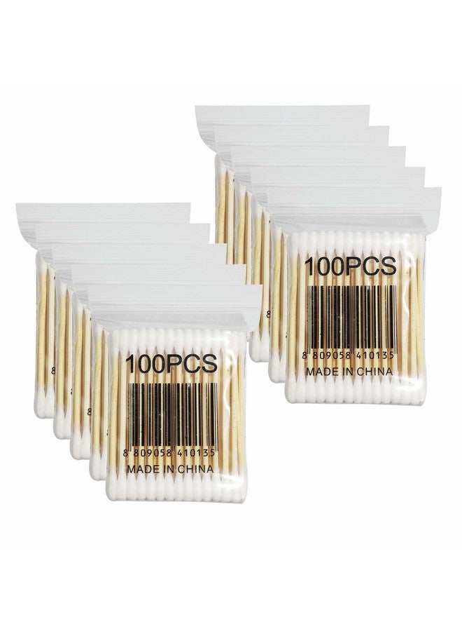 Generic Ecommer Cotton Buds, Wooden Cotton Buds for Ears Cleaner 750 Stick - Pack of 10 - Image 1