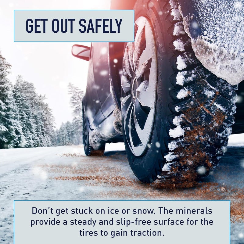 Traction Magic Store Walk on Ice - Instant Grip for Snow & Ice, Prevent Slips & Falls, Safe for Kids, Pets, & Cars, Unique Mineral Blend, 100% Salt & Chemical Free, 1.75 lb CAN for Walkways & Sidewalks - Image 4