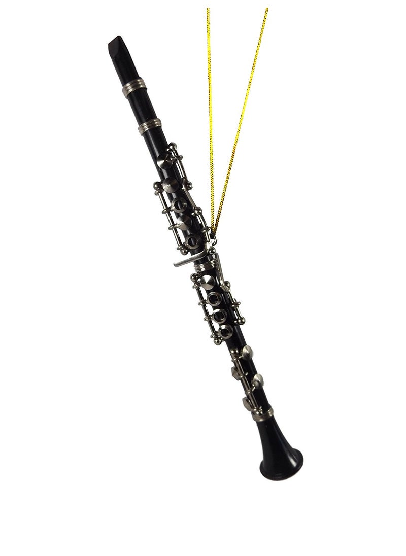 Broadway Gifts Black Music Clarinet Musical Instrument Ornament NEW 