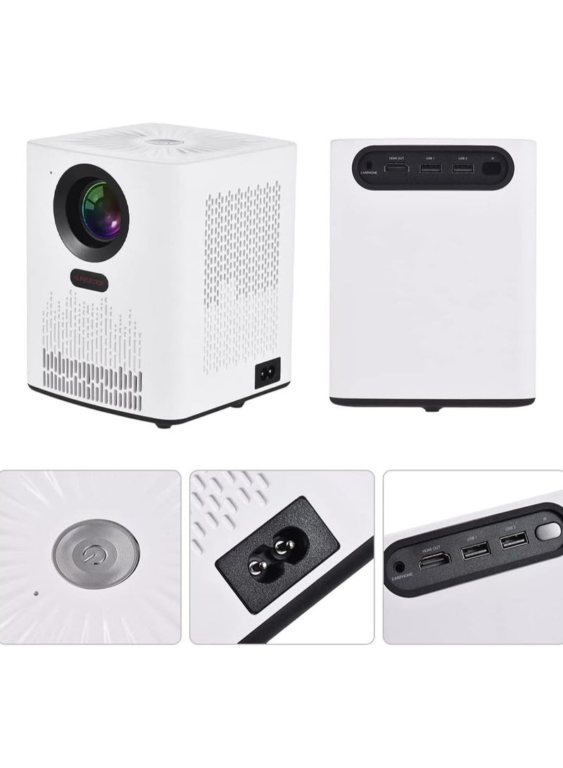 Video Projector LCD Movie Projector 1080P Home Theater Support Autofocus Max 200 Inch Display With USB And Remote Control Available Connect With TV Box Computer For Children Gift Party Game - Image 4