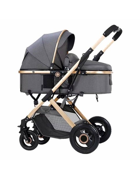 High-quality single baby  stroller (Grey ) A321