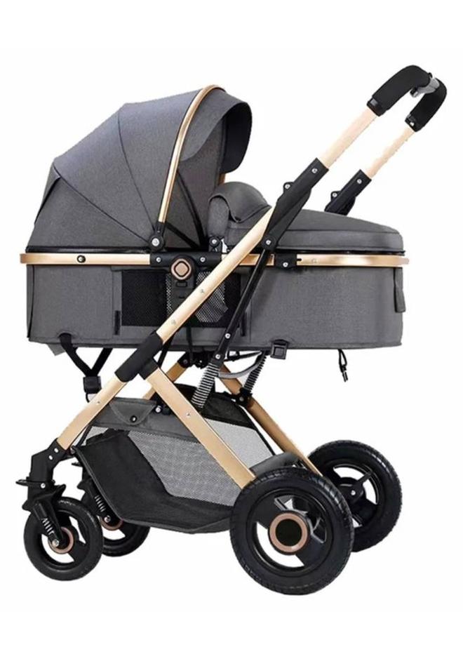 بيليكو عربة أطفال مفردة عالية الجودة (رمادي) إيه 321