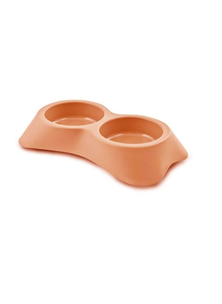 MP Bergamo Nuvola Food And Water Bowl For Cats Orange 0.2L