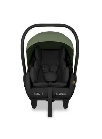 neobreez I-SACRO I-Size Infant Travel Portable Car Seat, Lightweight Baby Car Seat Carrier, Carry Cot, Includes Seat Reducer&Seat Wedge, 3 Point Harness, ECER129, Waterproof Canopy, Newborn to 15months, 13Kg, Group 0+