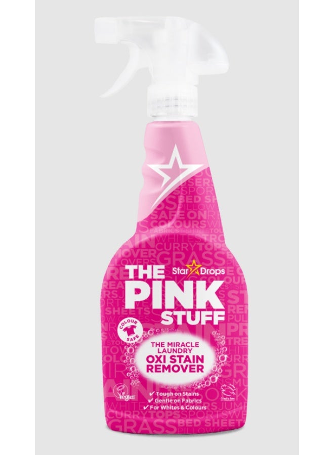 THE PINK STUFF Miracle Laundry Oxi Stain Remover Spray – Powerful Fabric Stain Remover - Image 2