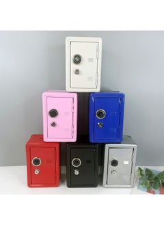 Generic A Generation Of Mini Metal Safe Creative Savings Tank Key Safe Decoration Manufacturers Large-Color:18cm Red-Dimensions:18cm Coin  - Image 5