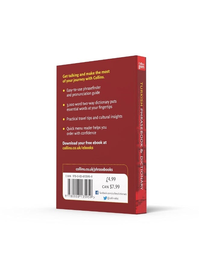 Collins Turkish Phrasebook and Dictionary Gem Edition: Essential Phrases and Words in a Mini, Travel-Sized Format - Image 4