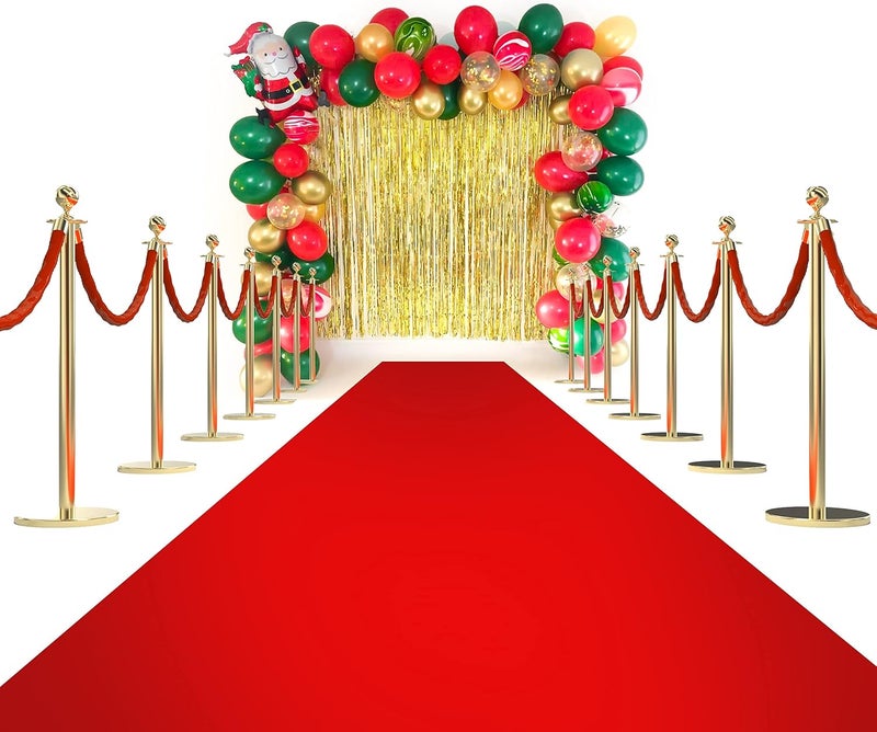 LEMONSODA Red Carpet Runner for Party, 3x50ft - Hollywood Red Carpet Roll Out for Special Event, Glamorous Movie Theme Party Decorations, 70GSM Runway Rug for Wedding, Aisle Runner for Prom - Image 4