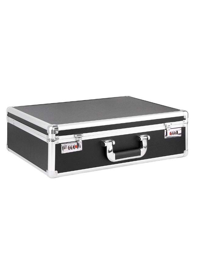 Rubik Portable Aluminum Alloy  Carrying Case, Multifunctional Briefcase with Large Capacity Sturdy Protective Shell Compact & Rugged Design (Large) - Image 1