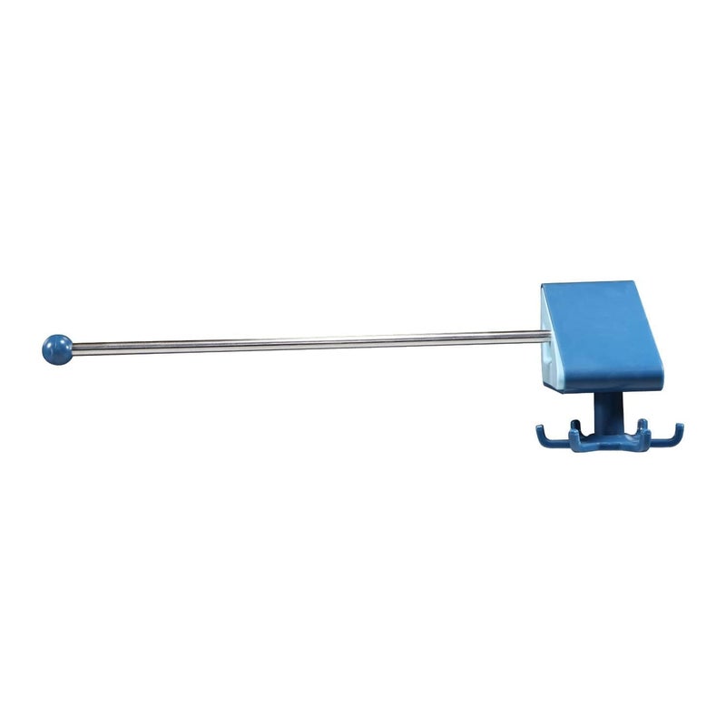 YORWAN Towel Hanger Bathroom Rod/Kitchen Paper Holder/Towel Hanger/Paper Towel Holder/Towel Holder/Towel Bar//Towel Rod with Hook for Bathroom,Hanger, Wash Basin, Kitchen - Image 2