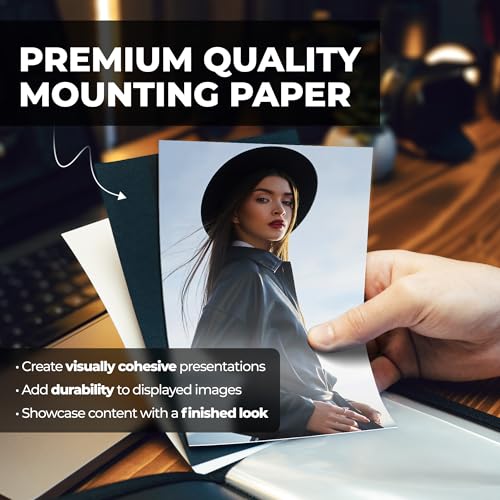 Dunwell 4x6 Photo Album (2-Pack, Black), Mounting Paper, Small 4 x 6 Art Portfolio Presentation Binder, 24 Clear Sleeves Show 48 Pages, Professional Picture Book for Artwork, Postcards - Image 3