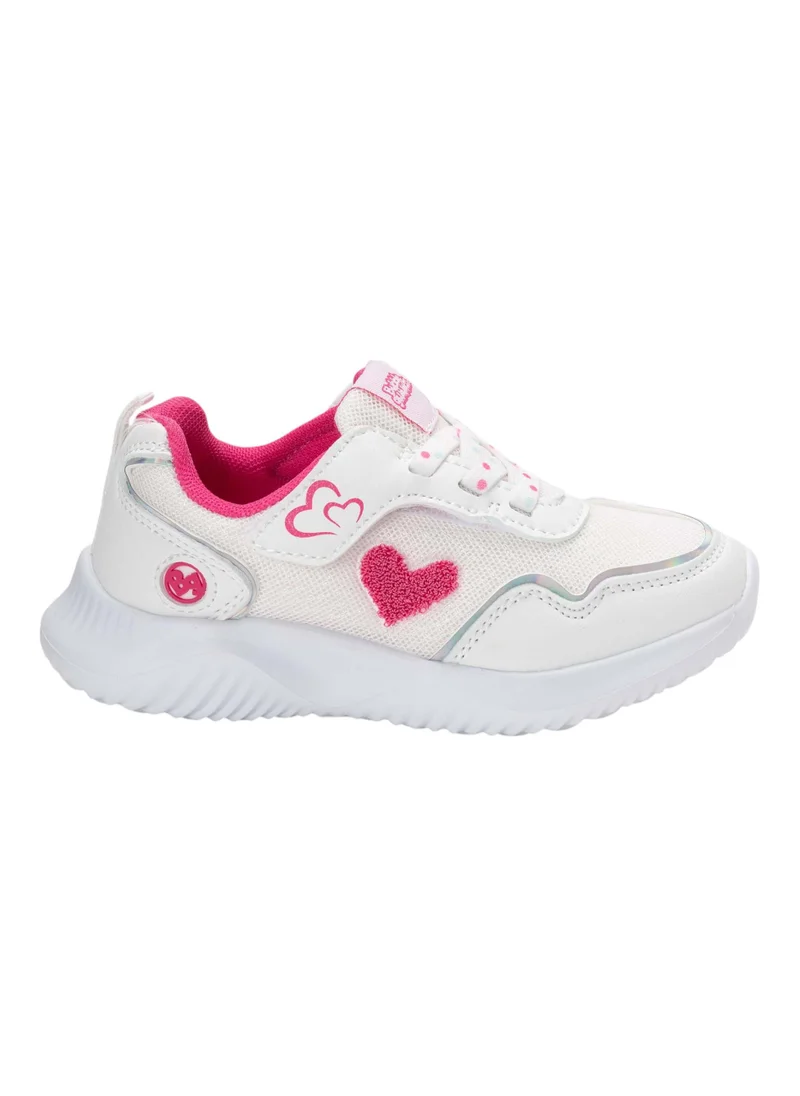 Bata Heart Print Casual Sneakers
