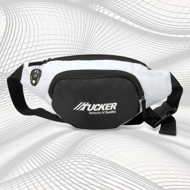 Tucker Waist Bag for Women and Men/Fanny Pack with 3-Zipper Pockets Waist Pouch for Hiking, Travel, Camping, Running, Sports Outdoors and Adventures Money Phone Belt with Adjustable Strap - Image 2