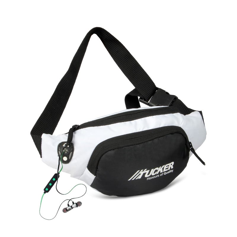 Tucker Waist Bag for Women and Men/Fanny Pack with 3-Zipper Pockets Waist Pouch for Hiking, Travel, Camping, Running, Sports Outdoors and Adventures Money Phone Belt with Adjustable Strap - Image 1
