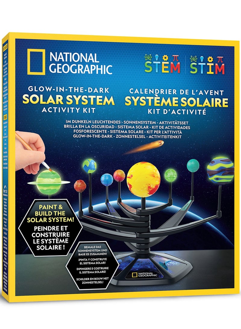 NATIONAL GEOGRAPHIC Blue Marble National Geographic Glow-In-The-Dark Solar System Activity Kit! - Image 1