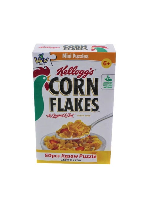 50-Piece Kellogg's Corn Flakes Jigsaw Puzzle 13 x 4x 14cm