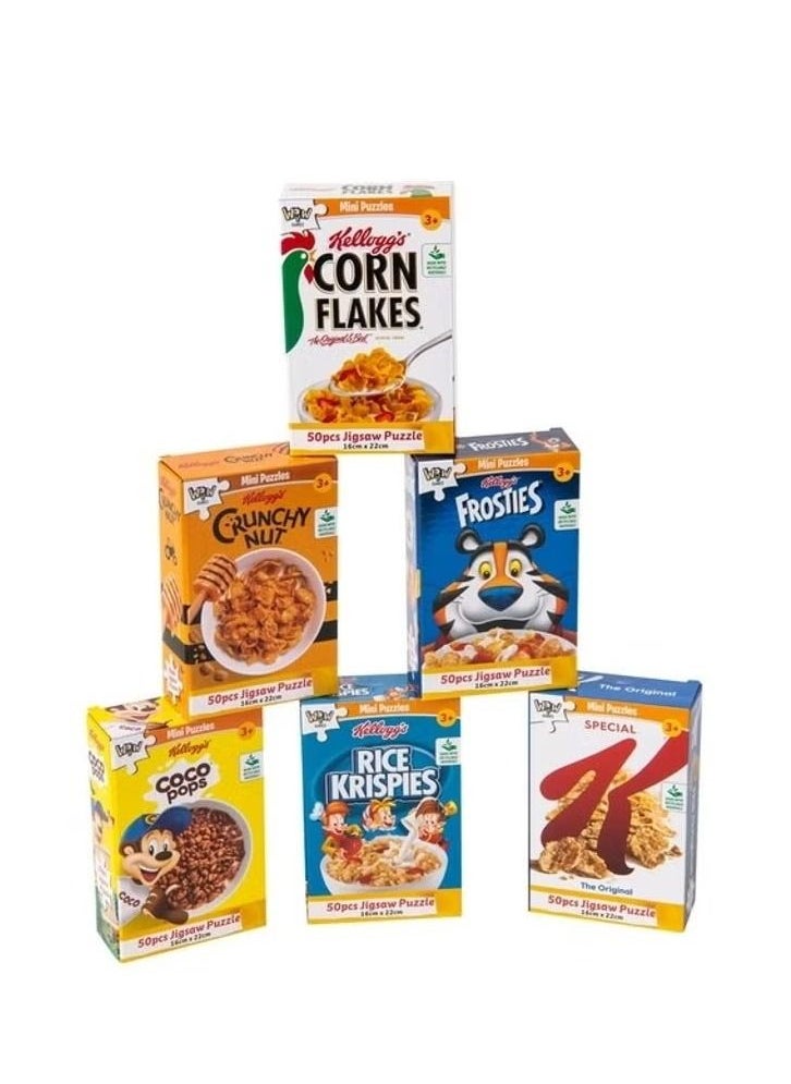 50-Piece Kellogg's Corn Flakes Jigsaw Puzzle 13 x 4x 14cm