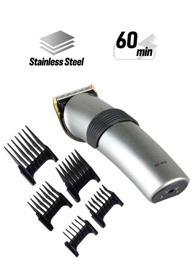DINGLING International Version Professional Shaving Clipper Silver - Image 1
