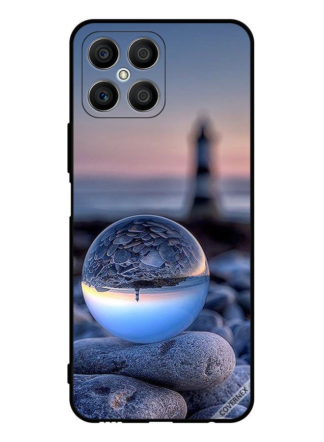 Covernex Protective Case Cover For Honor X8 Photography Of Nature In Round Glass - Image 1