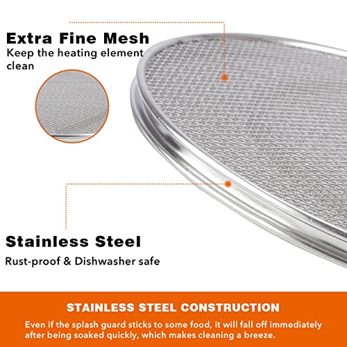 yianteng Stainless Steel Splatter Shield for FG551 Foodi, Accessories for Reusable Foodi Smart XL 6-in-1 Indoor Grill, Foodi Smart XL Accessories, Foodi Grill Air Fryer Accessories, Dishwasher safe - Image 3