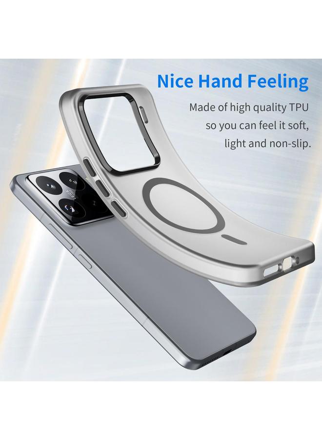 erorex Case For Xiaomi 15 Pro MagSafe Frosted Translucent TPU + PC Full Coverage Phone Case - Image 3