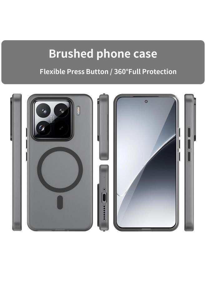 erorex Case For Xiaomi 15 Pro MagSafe Frosted Translucent TPU + PC Full Coverage Phone Case - Image 2