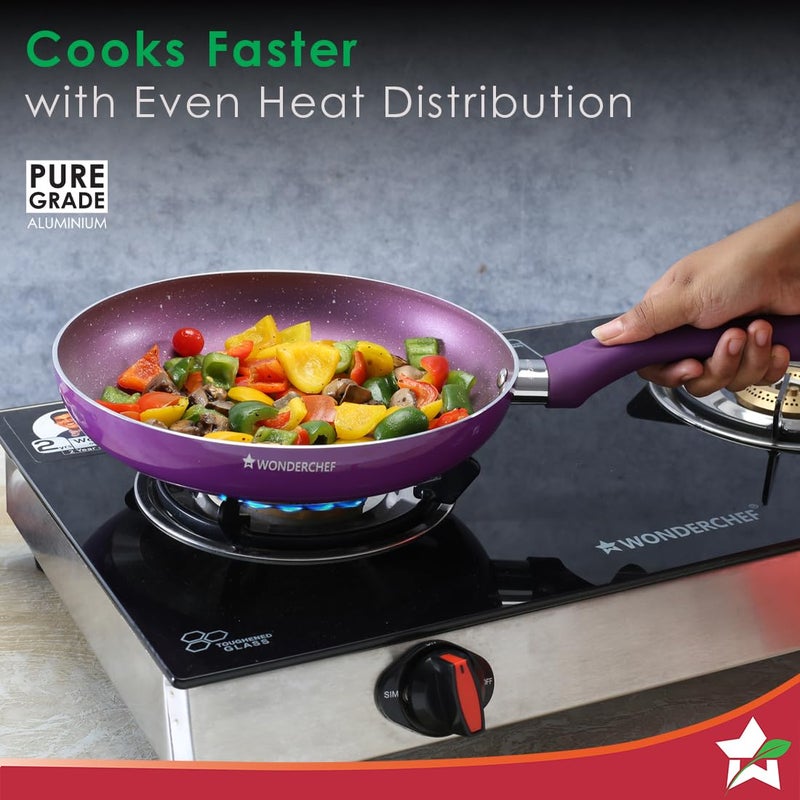Wonderchef Orchid Frying Pan 24 Cm - Image 5