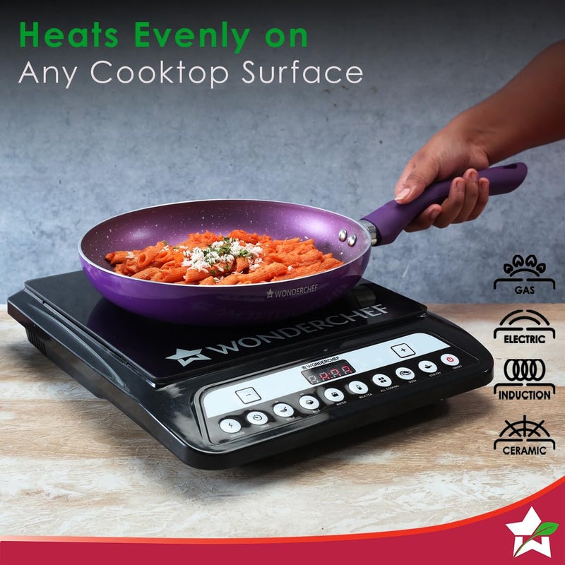 Wonderchef Orchid Frying Pan 24 Cm - Image 3