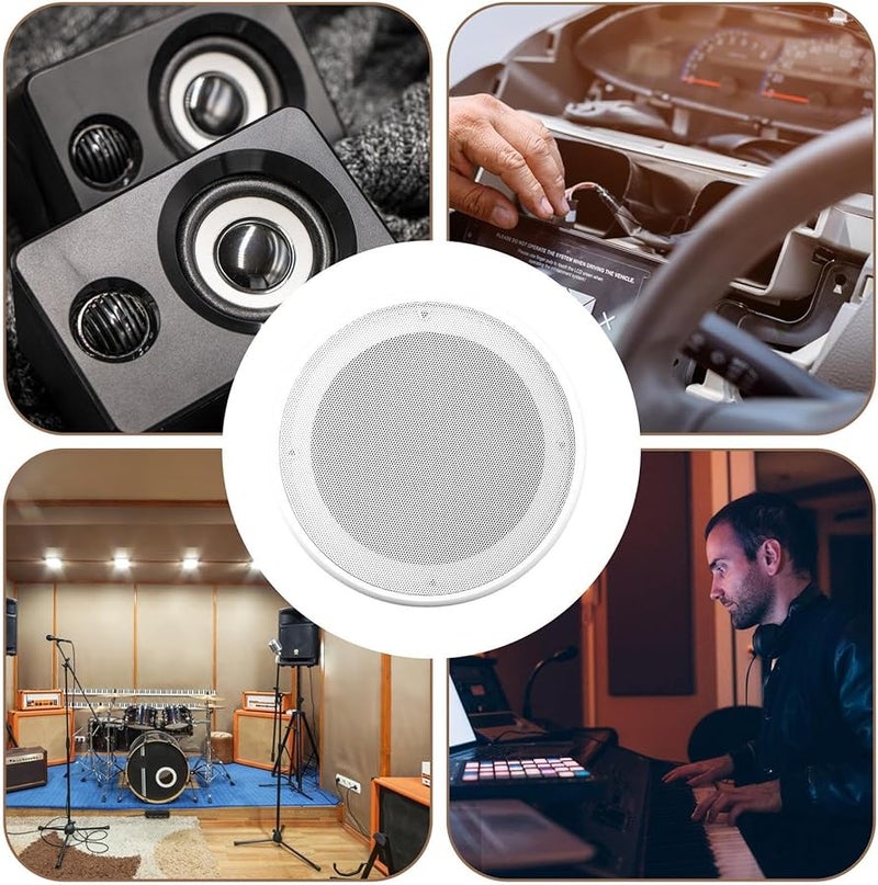 5 Inch Round Car Speaker Mesh Cover Protective Grill Dust Resistant Audio Guard - Image 4