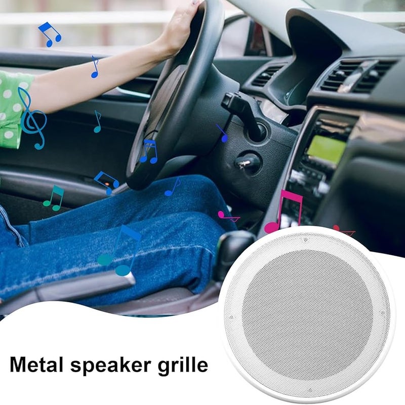 5 Inch Round Car Speaker Mesh Cover Protective Grill Dust Resistant Audio Guard - Image 3