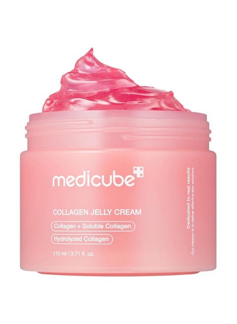 Collagen Jelly Cream- Niacinamide And Freeze-Dried Hydrolyzed Collagen - Boosts Skin'S Barrier Hydration And Gives 24H Glow And Lifted Look - No Artificial Color, Korean Skincare (3.71 Fl.Oz.)