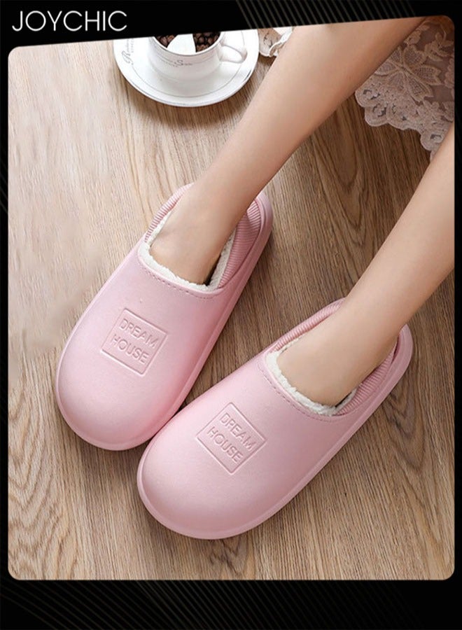 Joychic Autumn and Winter All-inclusive Waterproof Cotton Bedroom Slippers Non-slip Wear-resistant Warm Home Indoor Slippers for Women  - Image 1