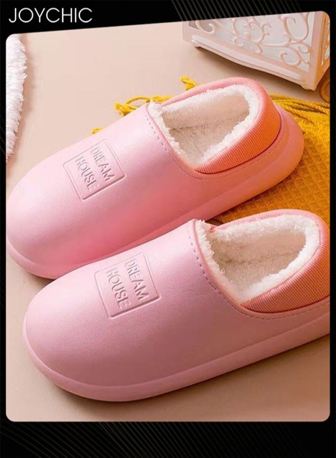 Joychic Autumn and Winter All-inclusive Waterproof Cotton Bedroom Slippers Non-slip Wear-resistant Warm Home Indoor Slippers for Women  - Image 4