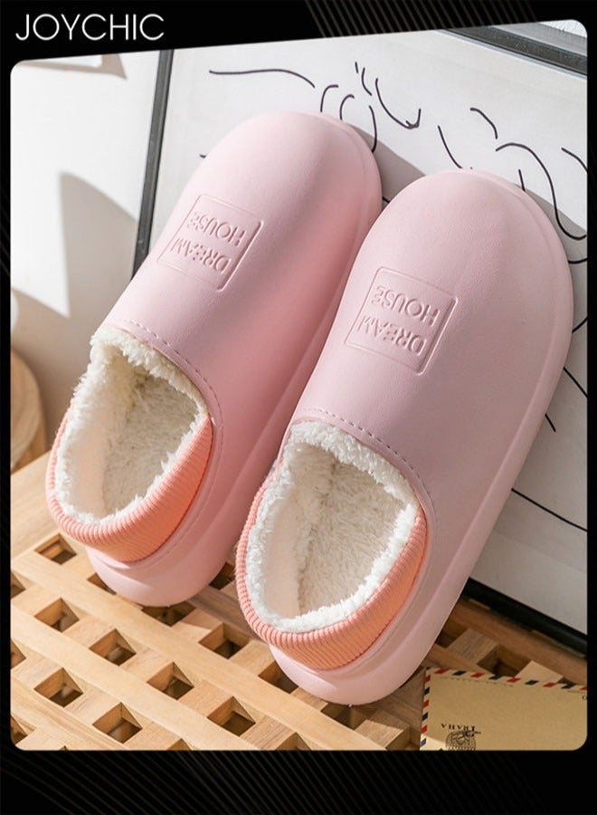 Joychic Autumn and Winter All-inclusive Waterproof Cotton Bedroom Slippers Non-slip Wear-resistant Warm Home Indoor Slippers for Women  - Image 2