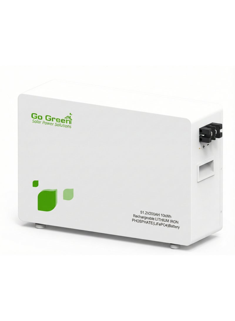 Go Green GGESS-10KWH-U 51.2V 200Ah LiFePO₄ Battery | 10kWh Lithium Energy Storage System | Solar & Backup Power - Image 5