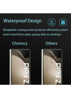 X-level 4 in1 Flexible Screen Protector for Samsung Galaxy Z Fold 6 , with Fingerprint Unlock Compatible, Anti-Spy Full Adhesive Soft Film Phone Display Cover Accessory for Samsung Galaxy Z Fold 6  - Image 5