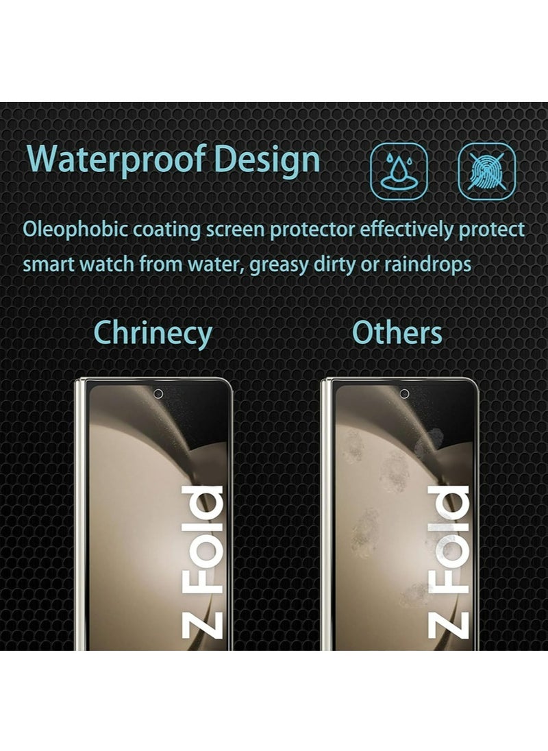 X-level - 4 in1 Flexible Screen Protector for Samsung Galaxy Z Fold 6 , with Fingerprint Unlock Compatible, Anti-Spy Full Adhesive Soft Film Phone Display Cover Accessory for Samsung Galaxy Z Fold 6 - Image 1