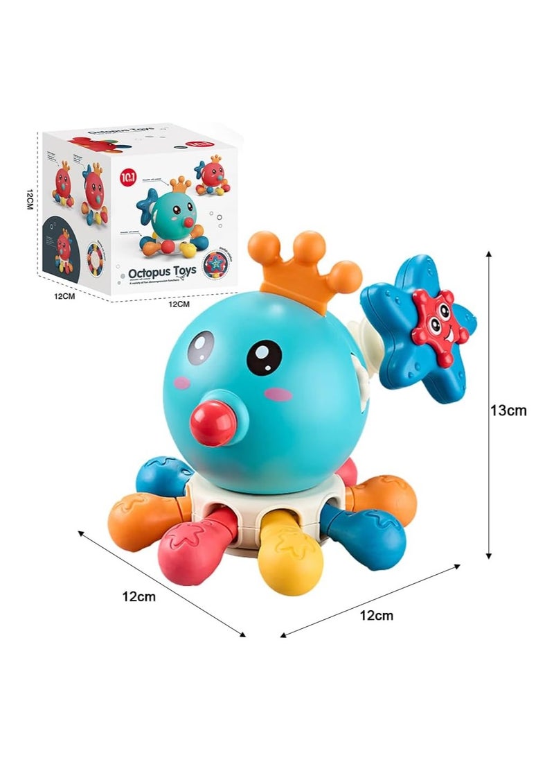 Montessori Toys for Babies 6-12 Months, Octopus Sensory Toys for baby(Blue) - pzsku/Z360683B5CDAD533CC630Z/45/_/1704809056/8d913e29-befb-44cb-bfa6-0acf3c8a821d