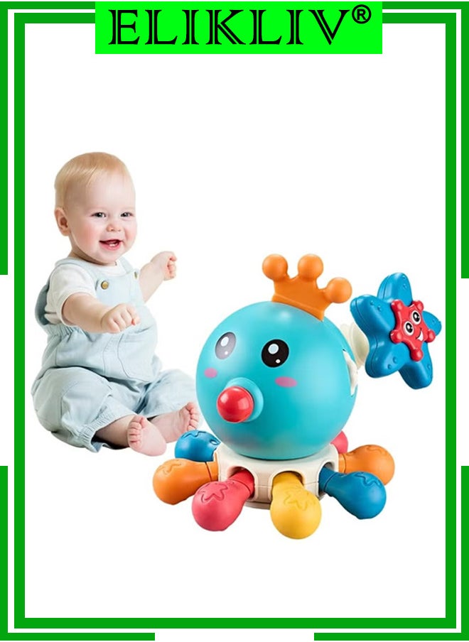 Montessori Toys for Babies 6-12 Months, Octopus Sensory Toys for baby(Blue) - pzsku/Z360683B5CDAD533CC630Z/45/_/1727171309/b75f3a72-10db-4144-ad4c-56676deacfff