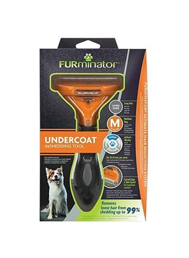 FURminator Undercoat deShedding Tool for Medium Long Hair Dogs, 9-23 kg