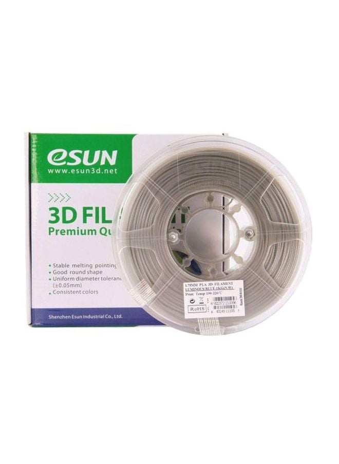 NIBEMINENT Polylactic Acid 3D Printing Filament Luminous Blue 