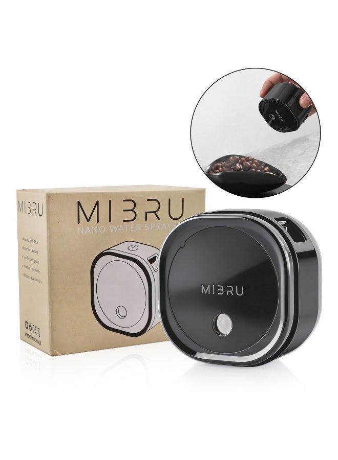 ميبرو بخاخ حبوب القهوة 30 مل رذاذ حبوب البن لتقليل قوة القهوة الساكنة مع قاعدة مغناطيسية، بخاخ نانو كهربائي محمول قابل لاعادة الشحن ، اسود - Image 1