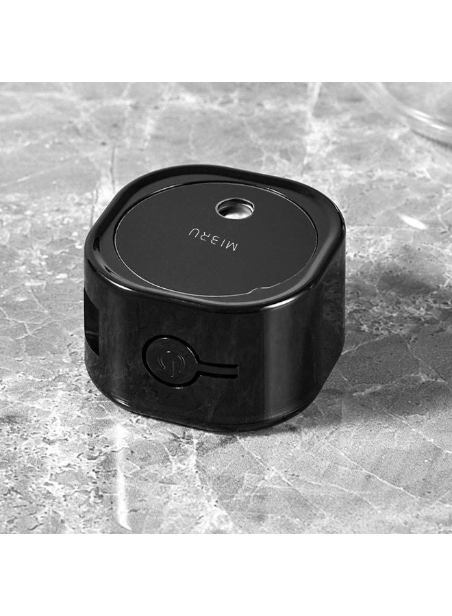 ميبرو بخاخ حبوب القهوة 30 مل رذاذ حبوب البن لتقليل قوة القهوة الساكنة مع قاعدة مغناطيسية، بخاخ نانو كهربائي محمول قابل لاعادة الشحن ، اسود - Image 3