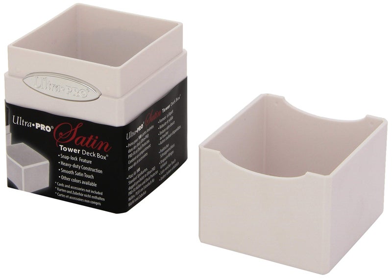 Ultra Pro White Satin Tower Deck Boxes - Image 3