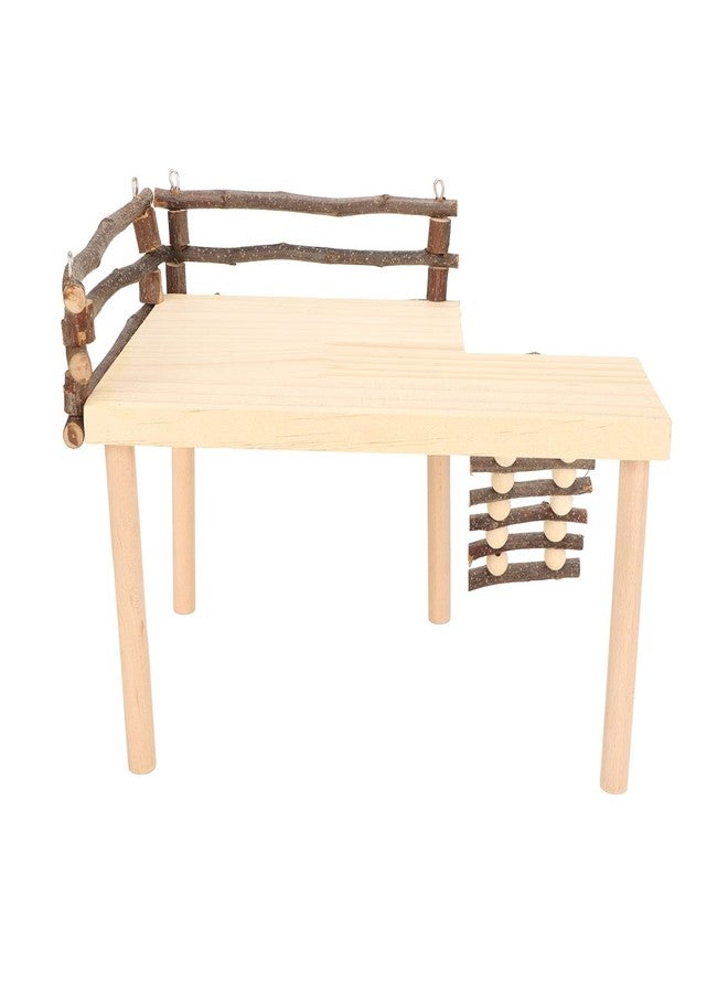 Ejoyous Hamster, Hamster Play Wooden Climb with Climbing Ladder for Dwarf Syrian Hamsters and Small Animal - Image 1