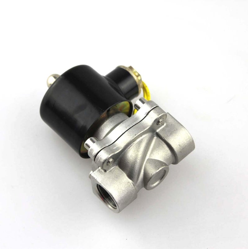 BACOENG 1/2" DC12V NPT Stainless Steel Normally Closed Electric Solenoid Valve - Image 5