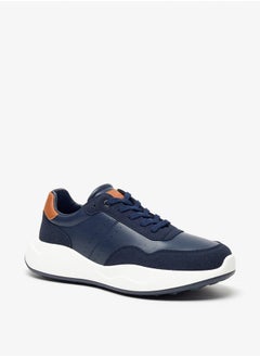 DUCHINI Men's Solid Lace-Up Sneakers  - Image 1